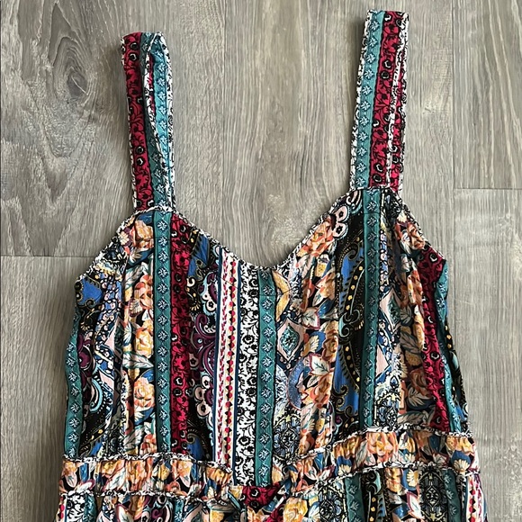 Anthropologie Paisley Bohemian Jumpsuit - Picture 2 of 8